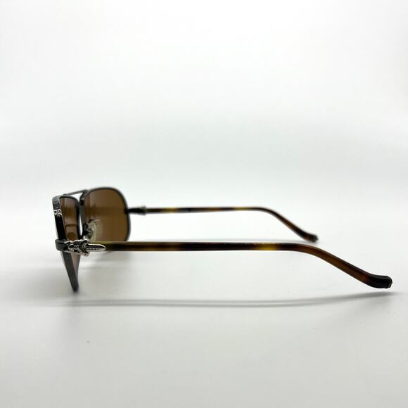 Men's Chrome Hearts Metal Aviator Dagger Sunglasses Red - Picture 2 of 9